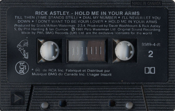 Rick Astley : Hold Me In Your Arms (Cass, Album, Dol)