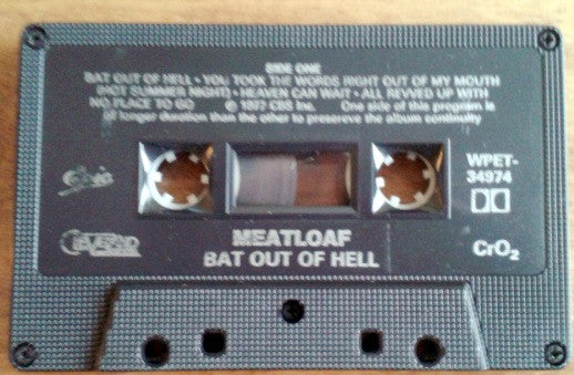 Meat Loaf : Bat Out Of Hell (Cass, Album, RE, Dol)