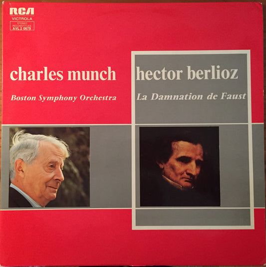 Charles Munch, Hector Berlioz, Boston Symphony Orchestra : La Damnation de Faust (2xLP, Album, Mono, Gat)