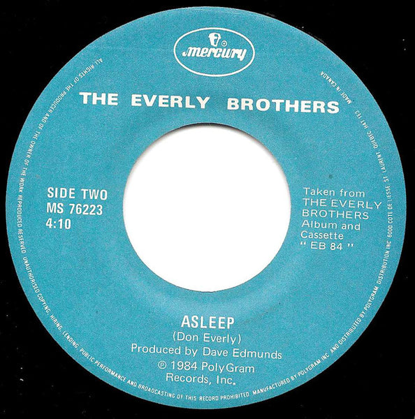 Everly Brothers : On The Wings Of A Nightingale (7", Single)