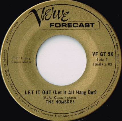 The Hombres : Let It Out (Let It All Hang Out) (7", Single)