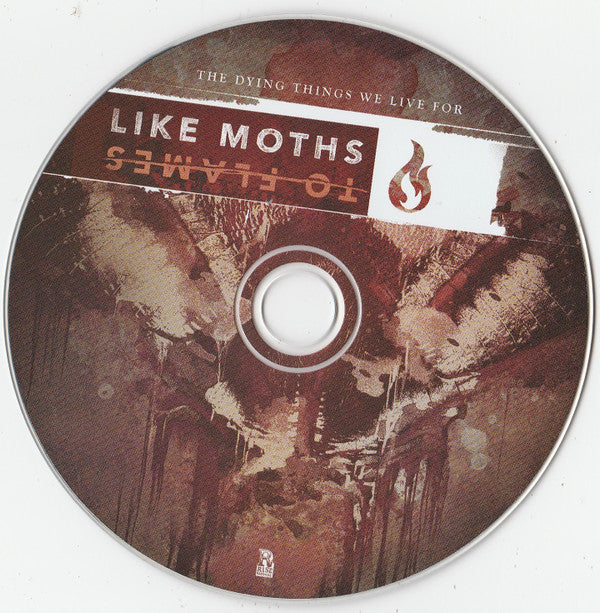 Like Moths To Flames : The Dying Things We Live For (LP, Album, Ltd, Gre + Minimax, Album)