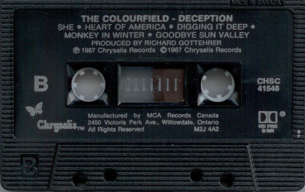 The Colourfield : Deception (Cass, Album, Dol)