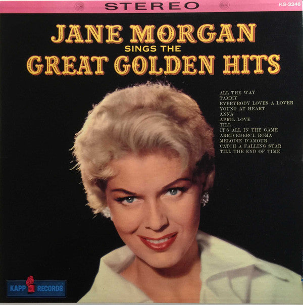Jane Morgan : Jane Morgan Sings The Great Golden Hits (LP, Album)