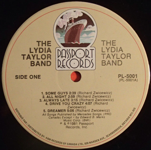 The Lydia Taylor Band : The Lydia Taylor Band (LP, Album)