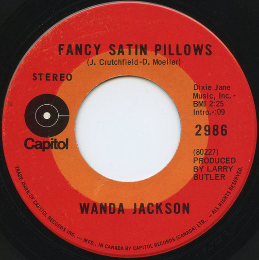 Wanda Jackson : Fancy Satin Pillows (7", Single)