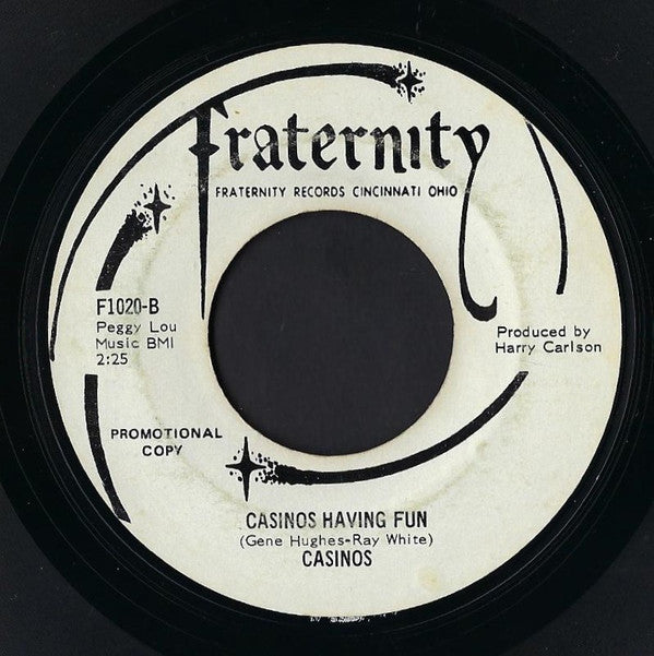 The Casinos : These Are The Things We'll Share / Casinos Having Fun (7", Promo)