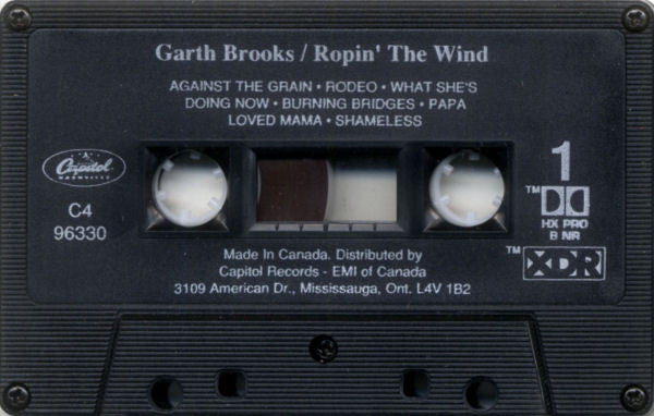 Garth Brooks : Ropin' The Wind (Cass, Album, Dol)