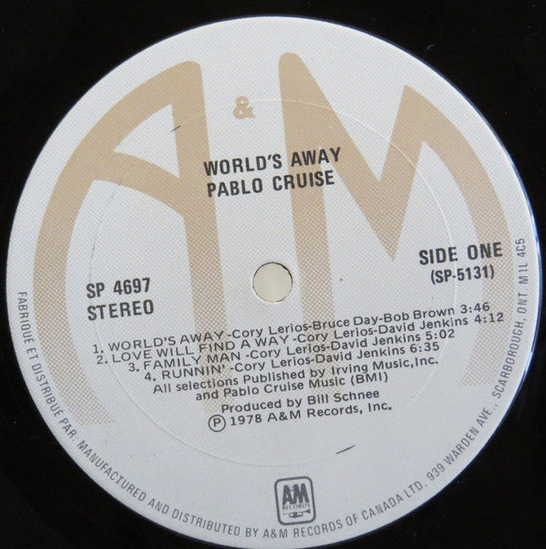 Pablo Cruise : Worlds Away (LP, Album)