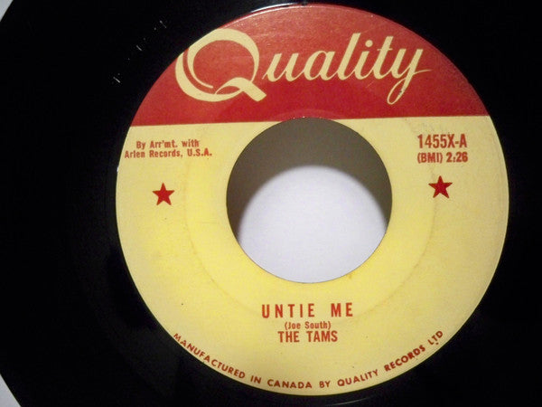 The Tams : Untie Me (7", Single)
