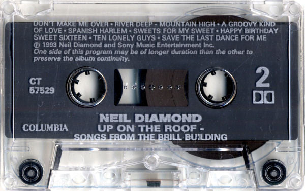 Neil Diamond : Up On The Roof: Songs From The Brill Building (Cass, Album, Dol)