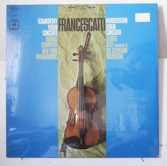 Francescatti* ; Thomas Schippers, New York Philharmonic* / George Szell, Members of the Cleveland Orchestra : Tchaikovsky Violin Concerto / Mendelssohn Violin Concerto (LP, Album, RE)