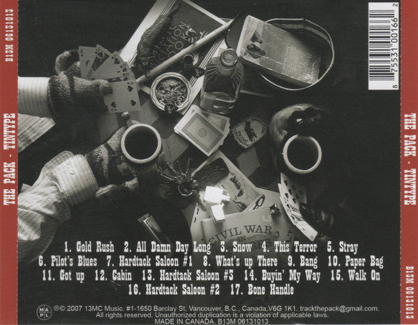 The Pack* : Tintype (CD, Album)