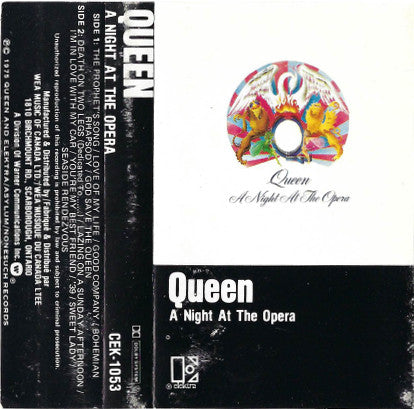 Queen : A Night At The Opera (Cass, Album, Dol)