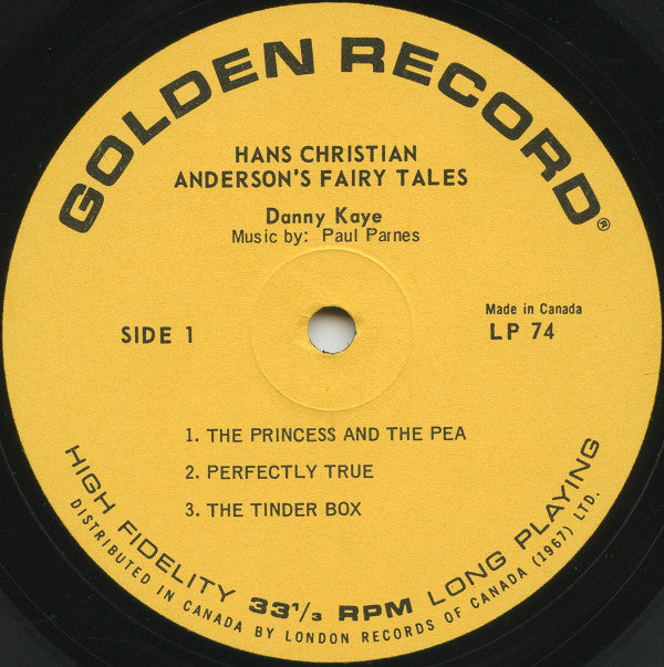 Danny Kaye (2) : Hans Christian Anderson's Fairy Tales (LP, Mono)