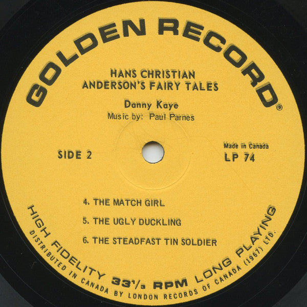 Danny Kaye (2) : Hans Christian Anderson's Fairy Tales (LP, Mono)