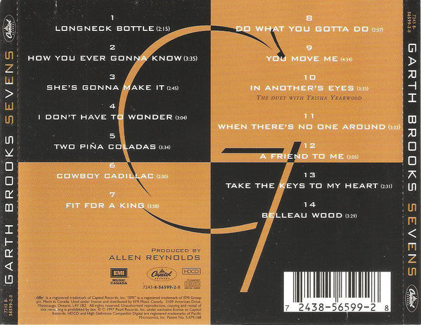 Garth Brooks : Sevens (HDCD, Album)