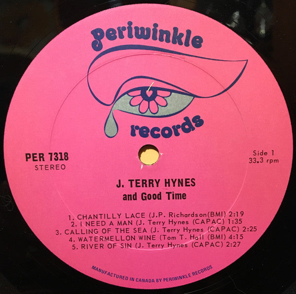 J. Terry Hynes And Goodtime : Goodtime (LP, Album)