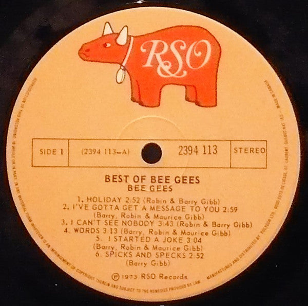 Bee Gees : Best Of Bee Gees (LP, Comp, RE)