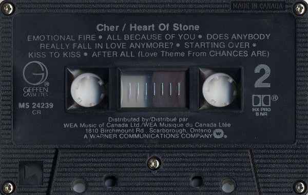 Cher : Heart Of Stone (Cass, Album, Dol)