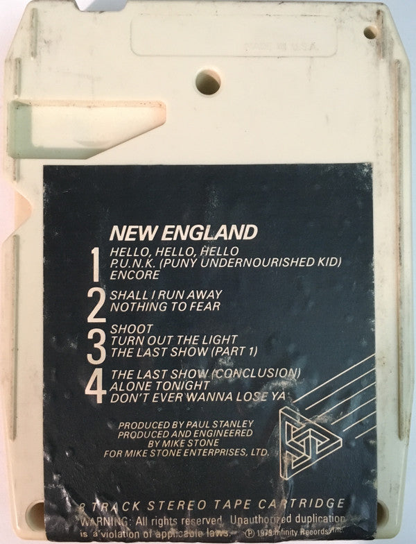 New England : New England (8-Trk, Album)