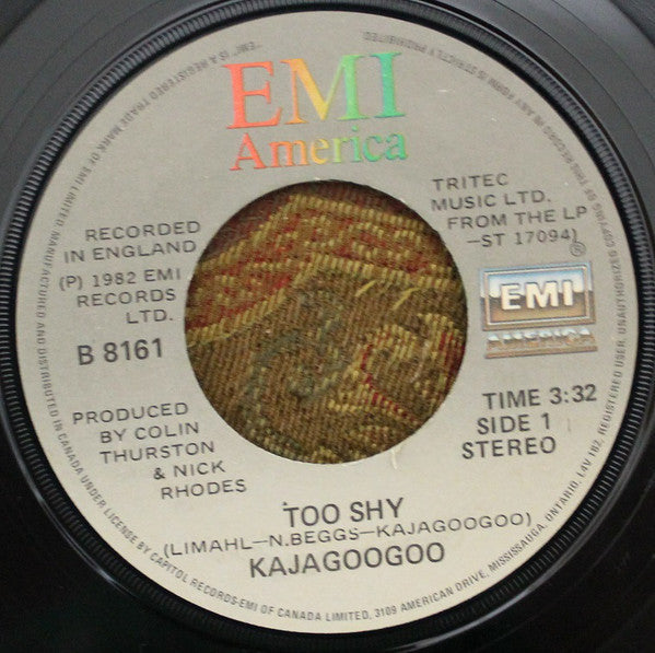 Kajagoogoo : Too Shy (7")