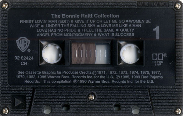 Bonnie Raitt : The Bonnie Raitt Collection (Cass, Comp, Dol)
