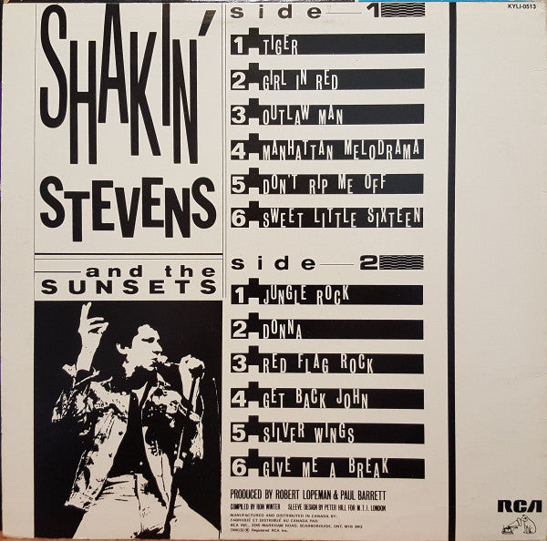 Shakin' Stevens And The Sunsets : Tiger (LP, Comp)