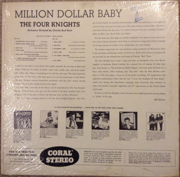 The Four Knights : Million Dollar Baby (LP, Album)