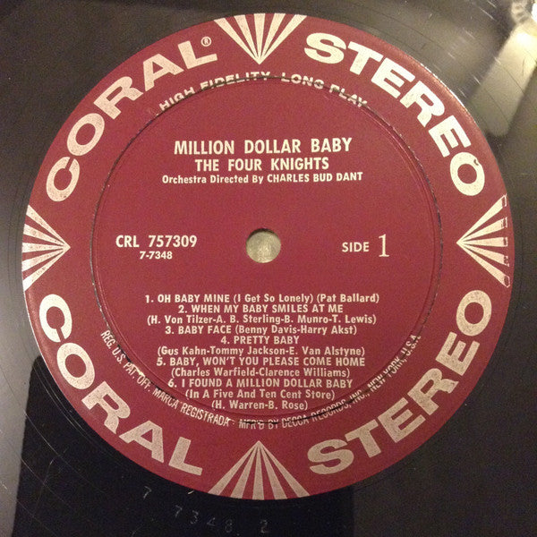 The Four Knights : Million Dollar Baby (LP, Album)