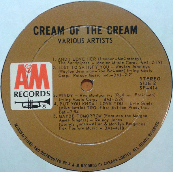 Various : Cream Of The Cream (LP, Comp)