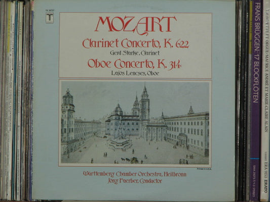 Wolfgang Amadeus Mozart : Clarinet Concerto, K. 622; Oboe Concerto, K. 314 (LP)