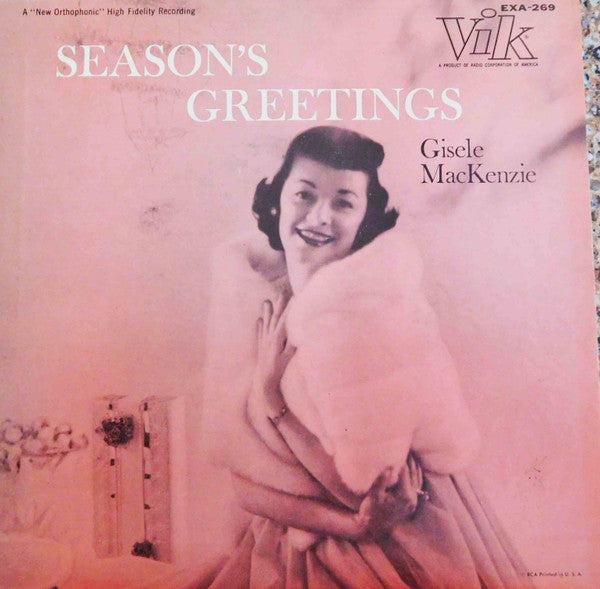Gisele MacKenzie : Season's Greetings (7", EP)