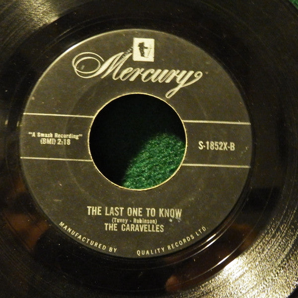 The Caravelles : You Don't Have To Be A Baby To Cry (7", Single)