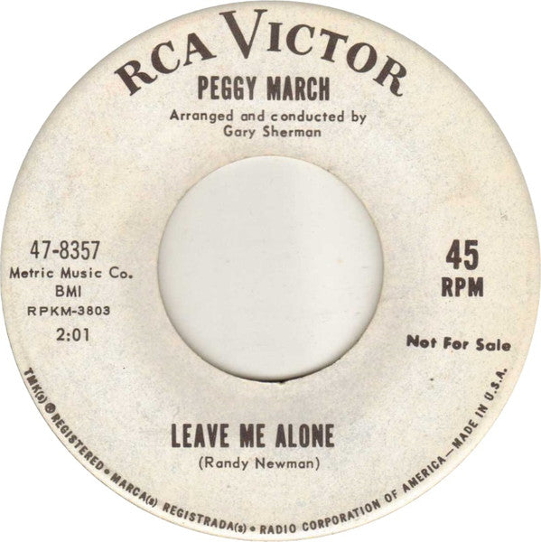 Peggy March : Takin' The Long Way Home (7", Promo, Roc)