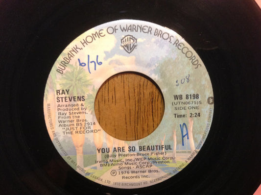 Ray Stevens : You Are So Beautiful (7", Single)