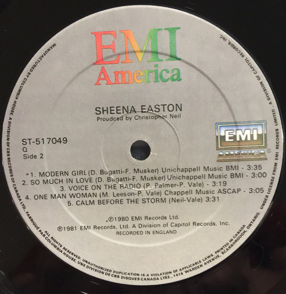 Sheena Easton : Sheena Easton (LP, Album, Club)