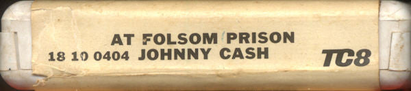 Johnny Cash : At Folsom Prison (8-Trk, Album, Wra)