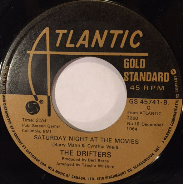 The Drifters : Under The Boardwalk / Saturday Night At The Movies (7")