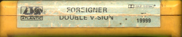 Foreigner : Double Vision (8-Trk, Album)