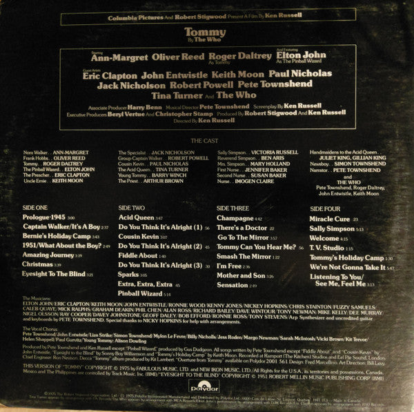 Various : Tommy (Original Soundtrack Recording) (2xLP, Gat)