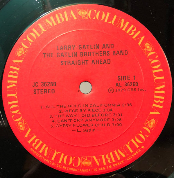 Larry Gatlin And The Gatlin Brothers Band* : Straight Ahead (LP, Album)