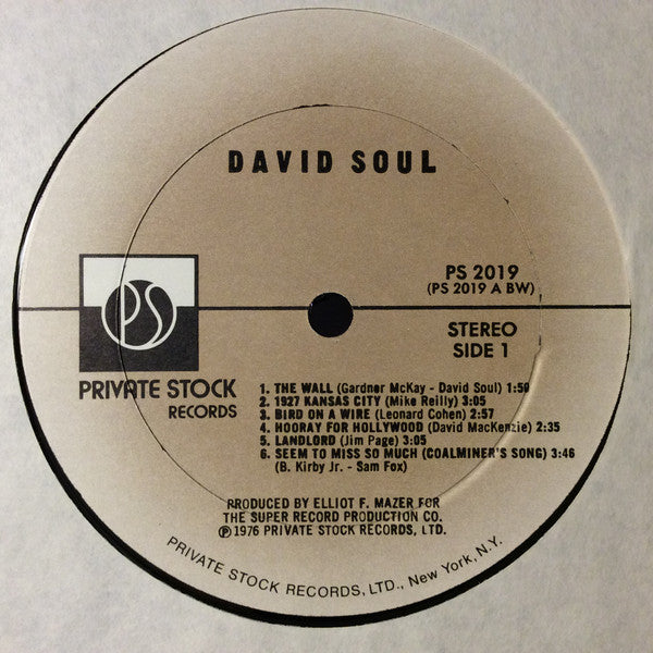 David Soul : David Soul (LP, Album, Bes)