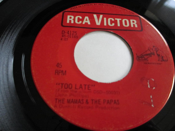 The Mamas & The Papas : Safe In My Garden (7", Single)