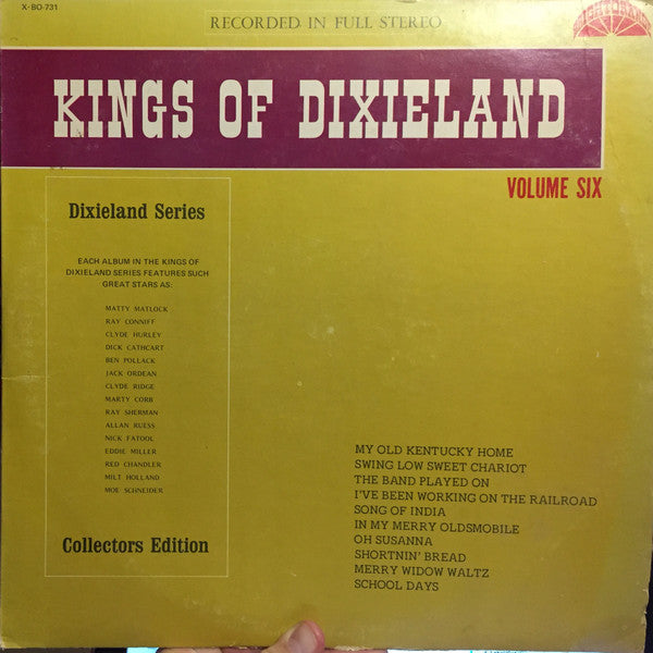 Kings Of Dixieland : Kings Of Dixieland Volume 6 (LP, Album)