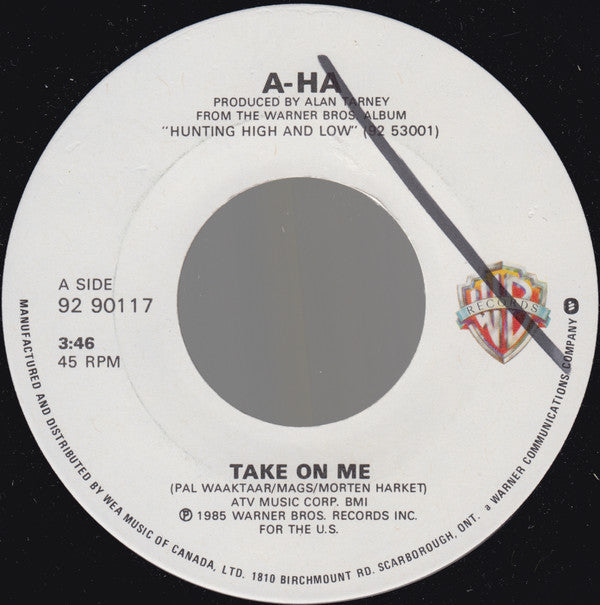 a-ha : Take On Me (7")