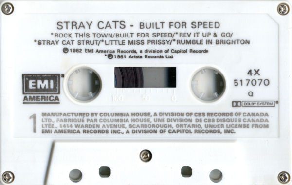 Buy Stray Cats : Built For Speed (Cass, Album, Comp, Club, Gra